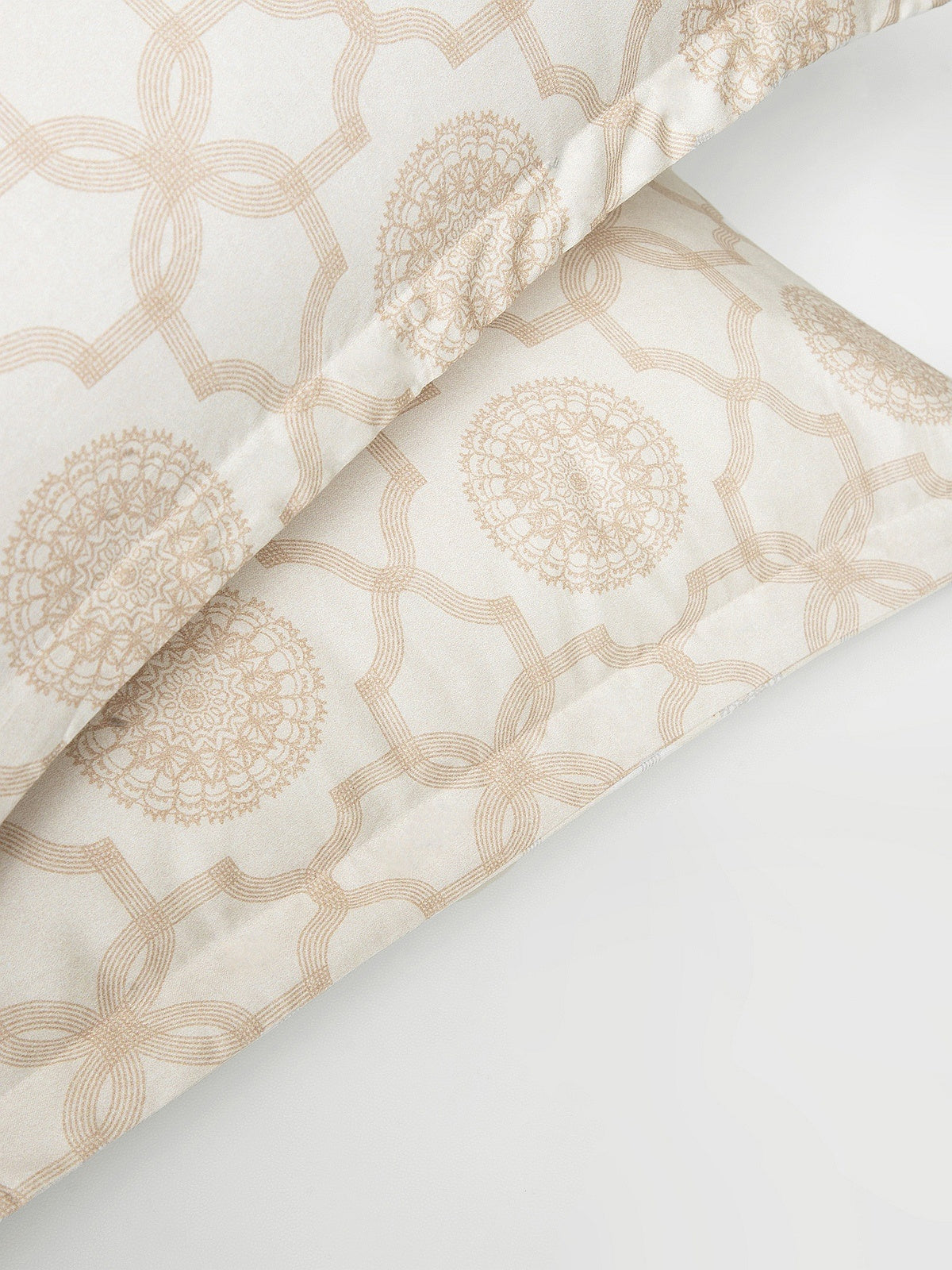 Satin bedding set made of 210 thread count cotton fiber, 160x200 cm-4