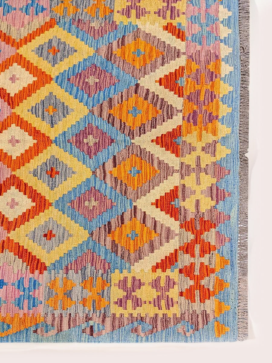 Maimana Afghanistan Kilim Rug – 198 × 150 cm