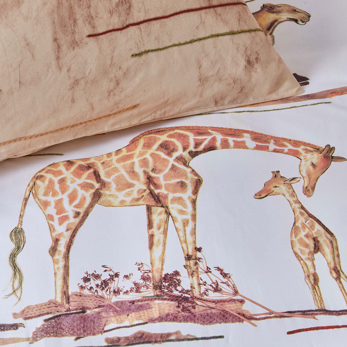 NNEDSZ Bedding House Big Five Natural Cotton Quilt Cover Set Single