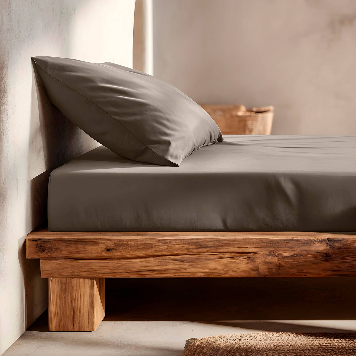 Fitted sheet 100% soft cotton - 144 thread count