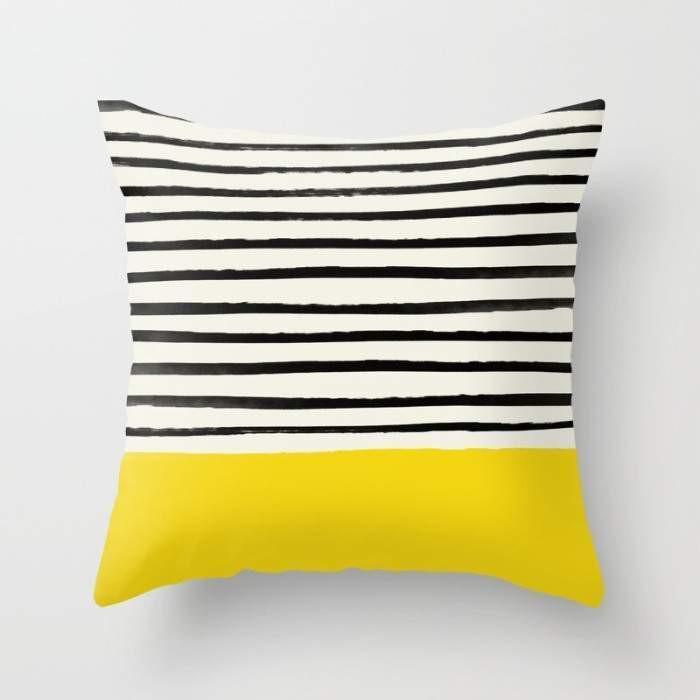 Sunshine Stripes Cushion