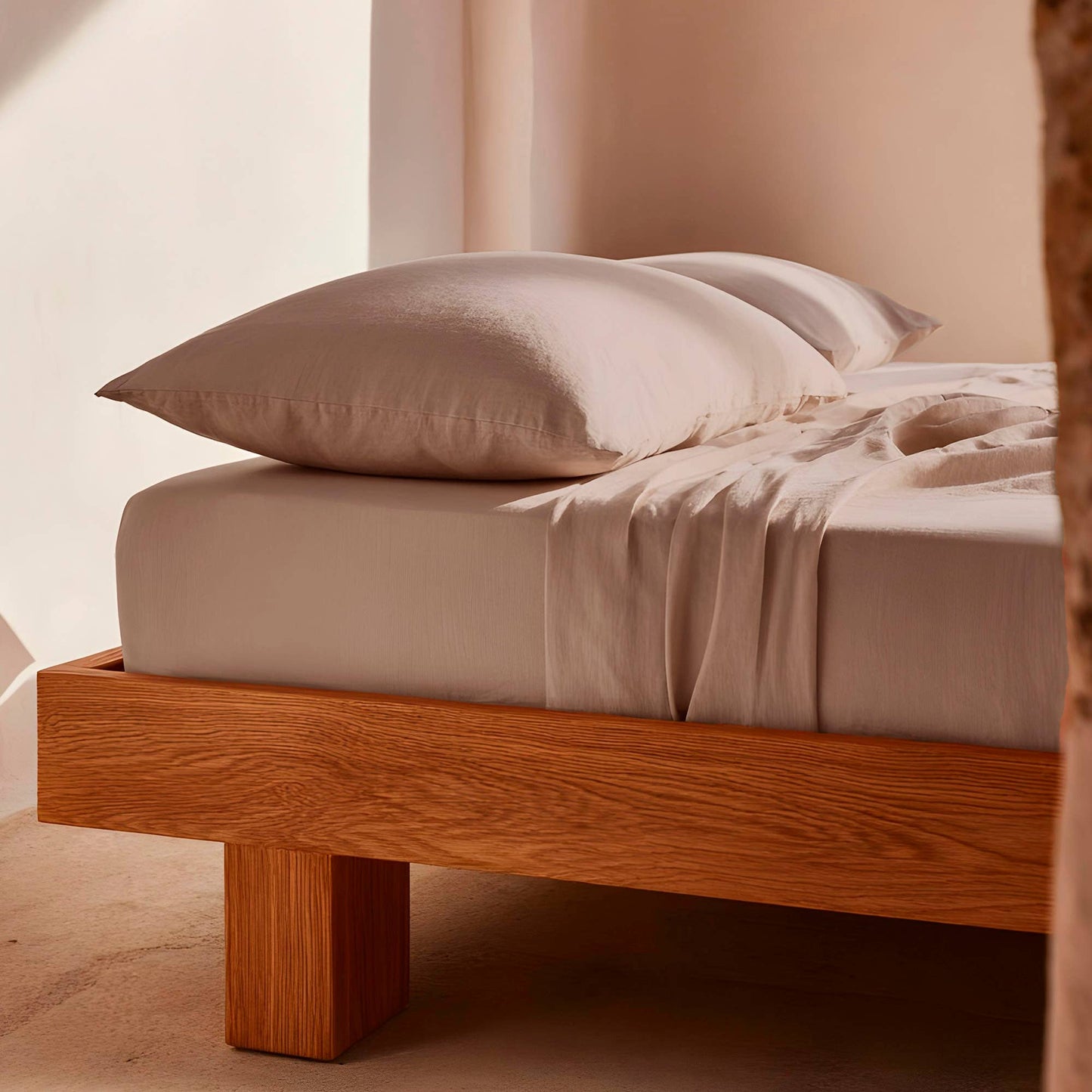 Fitted sheet 100% soft cotton - 144 thread count