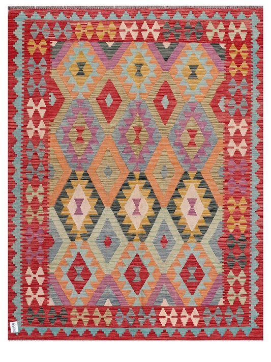 Maimana Afghanistan Kilim Rug – 199 × 156 cm
