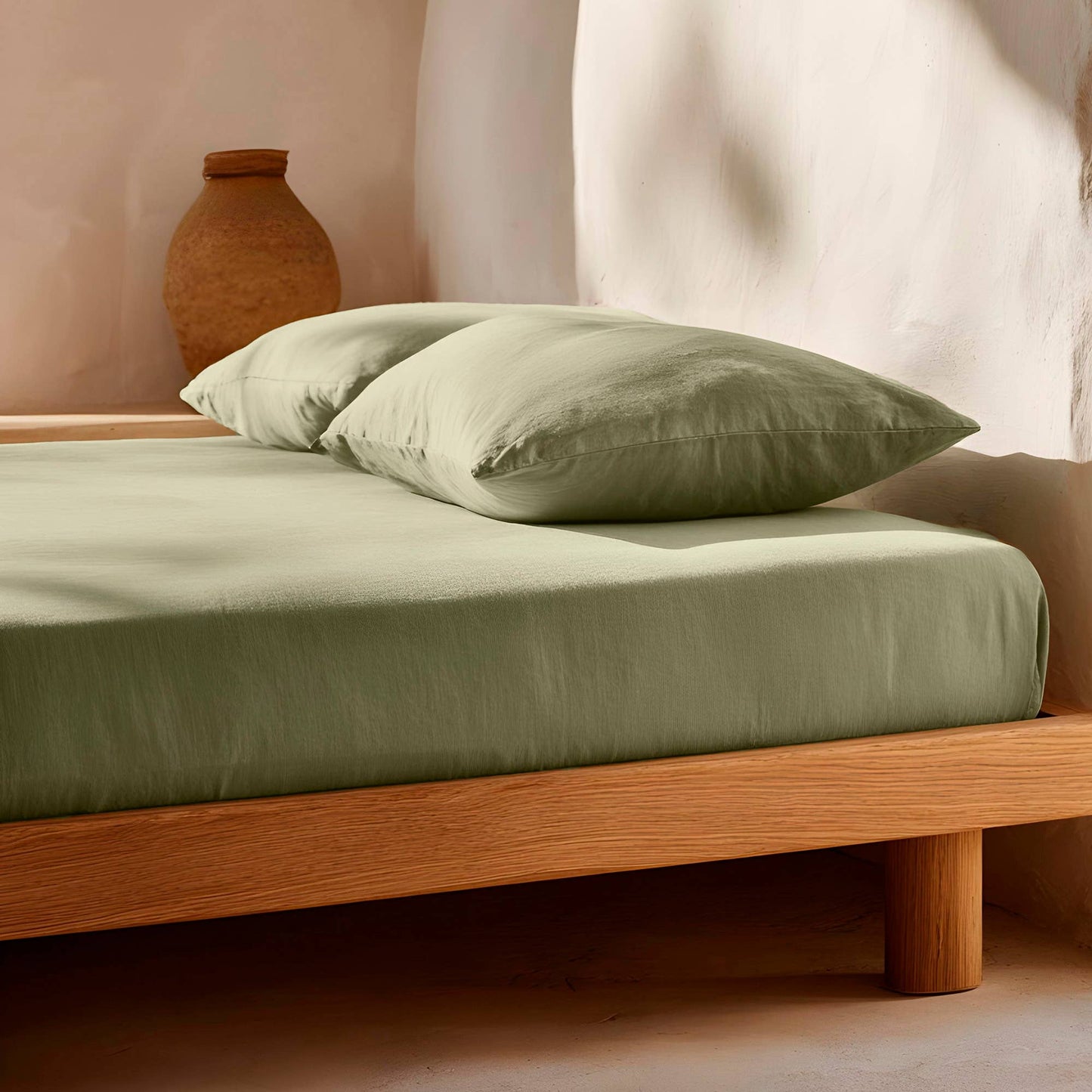 Fitted sheet 100% soft cotton - 144 thread count