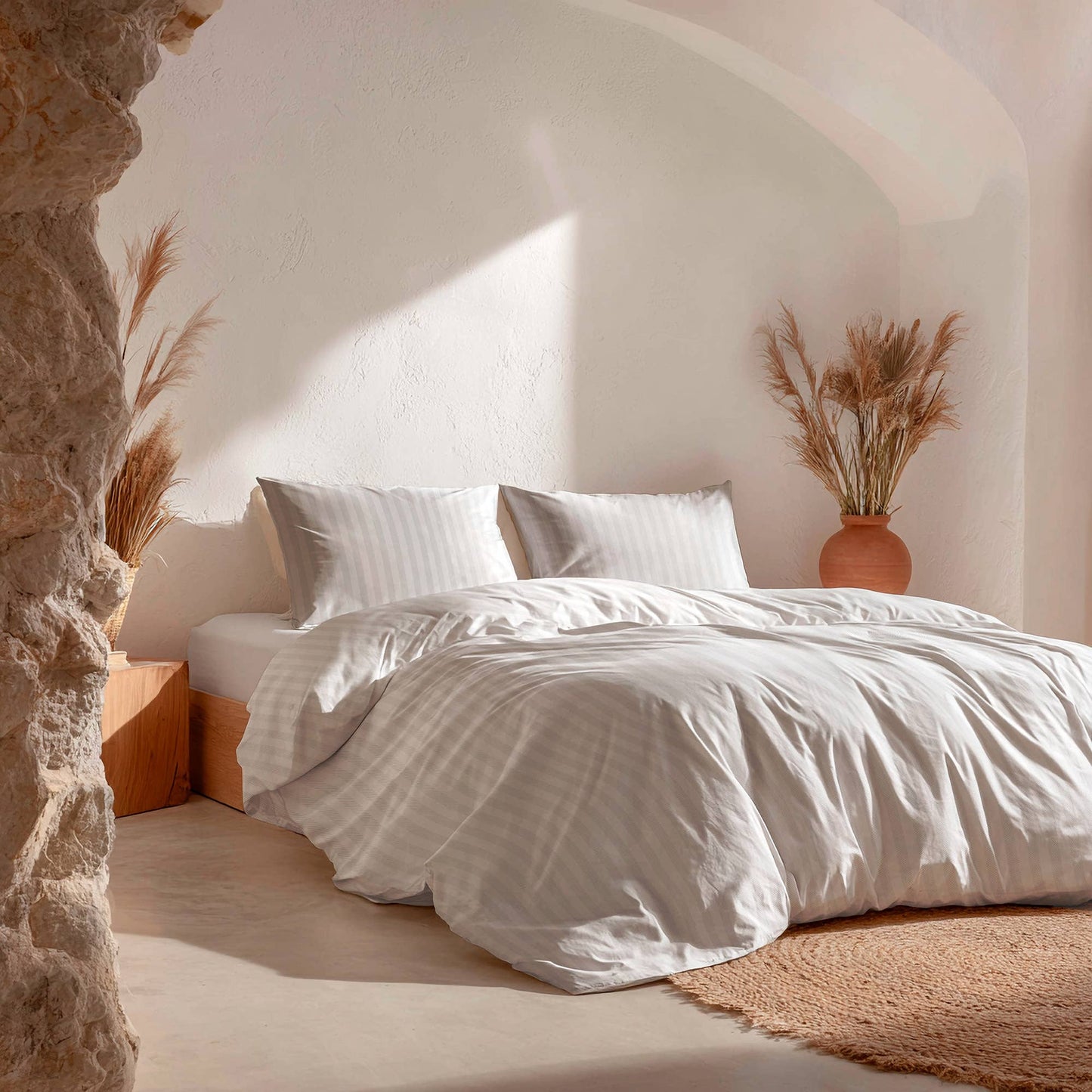 NUVIA 100% Soft Cotton Duvet Cover Set 2/3 Pieces