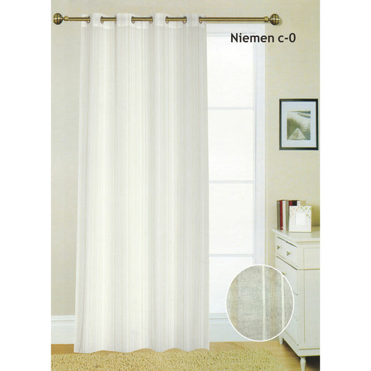 Curtain Hosteline NIEMEN Soft green 140 x 260 cm-0