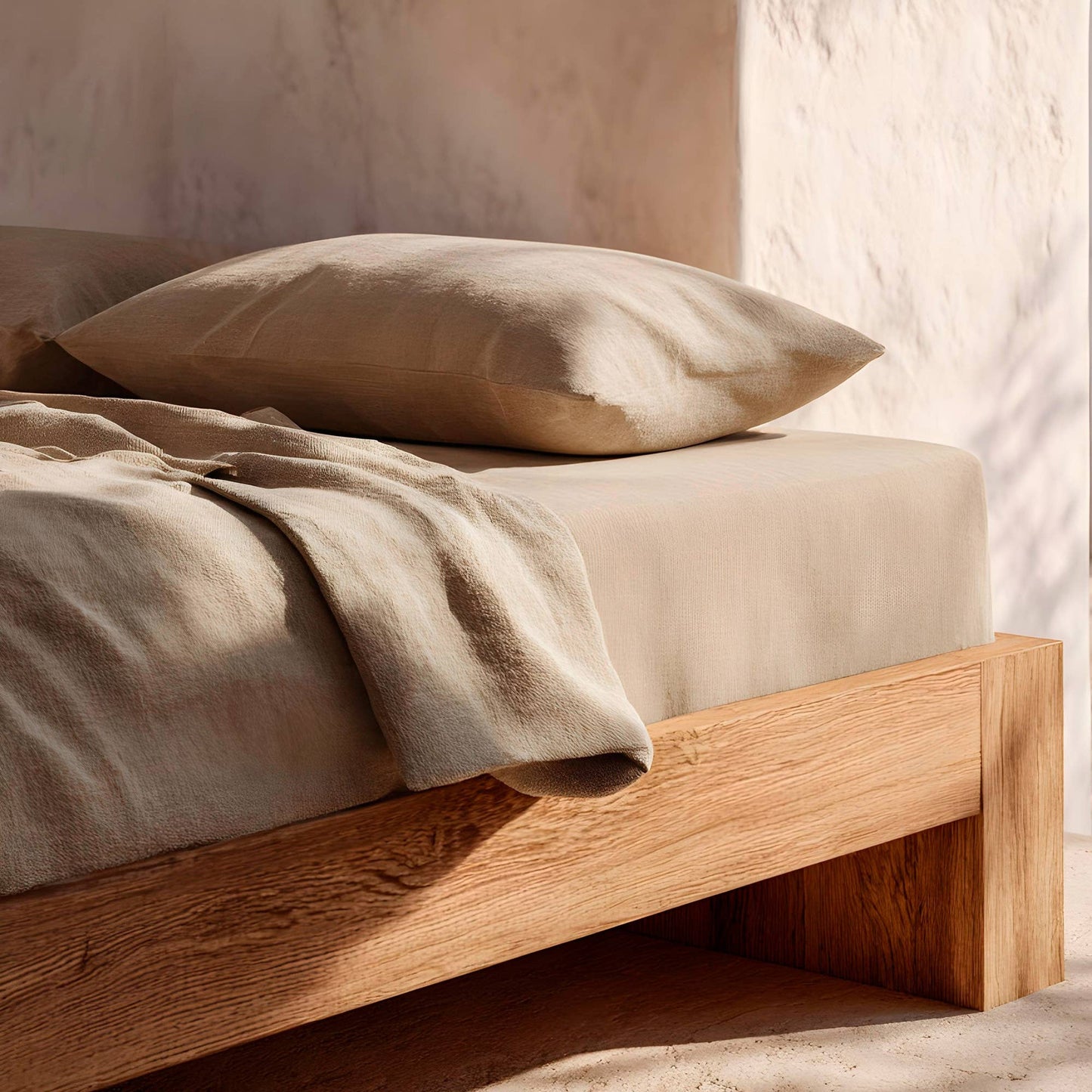 Fitted sheet 100% soft cotton - 144 thread count