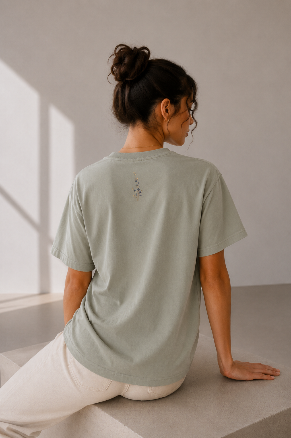 LOŽAK Wildflower Back Print Tee