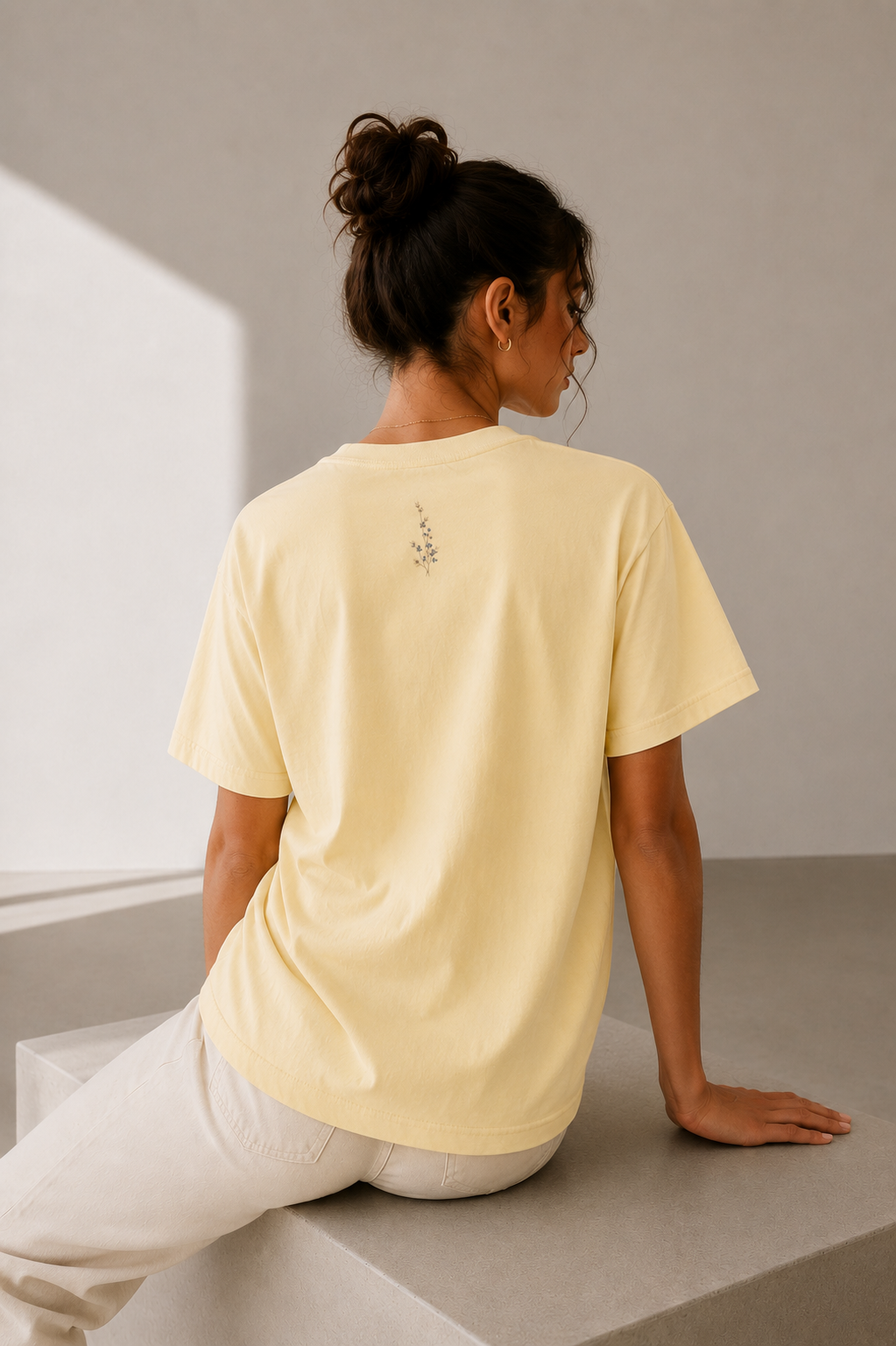LOŽAK Wildflower Back Print Tee
