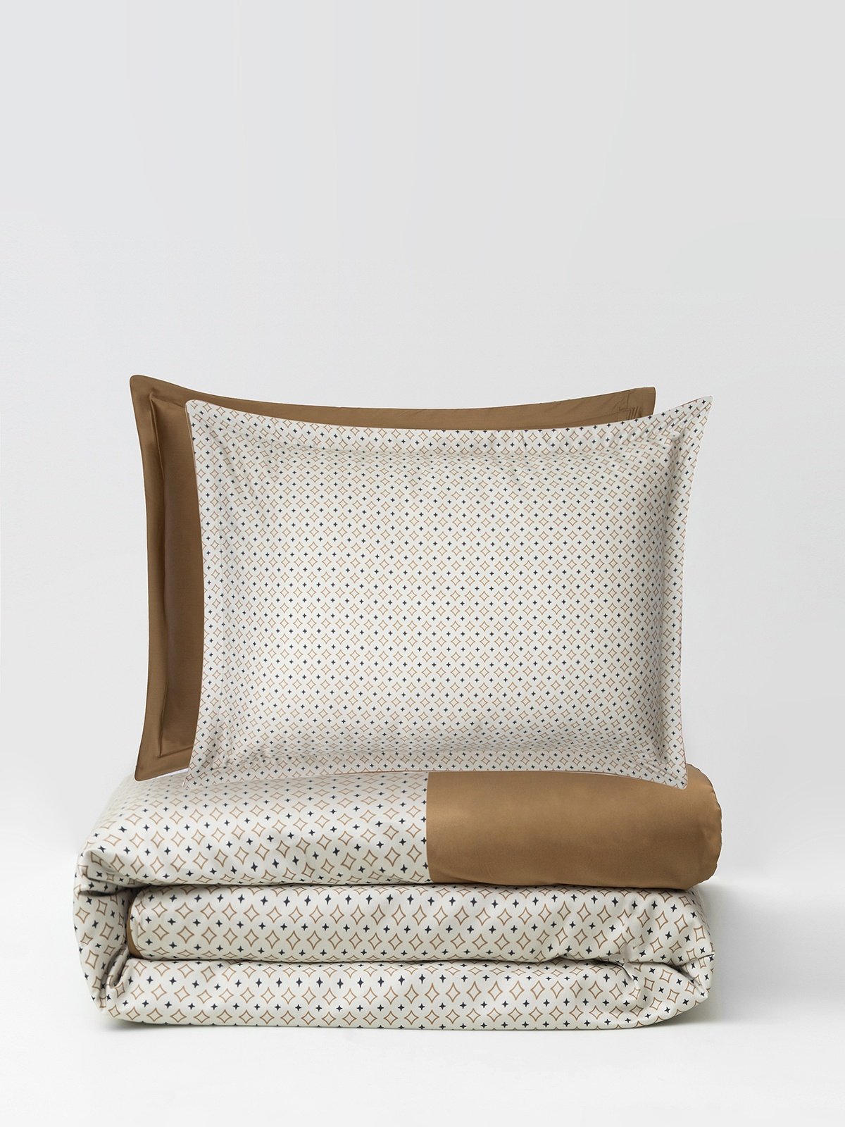 L’ARTE MILANO satino patalynės komplektas – 400 siūlų tankis, medvilnė ir tencelis (160×200 cm)