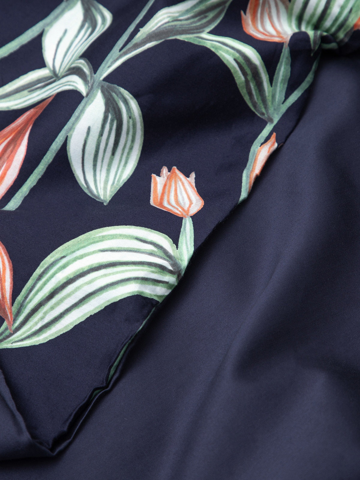 Satin bed linen set in 210 thread count cotton fibre, 160x200 cm-4