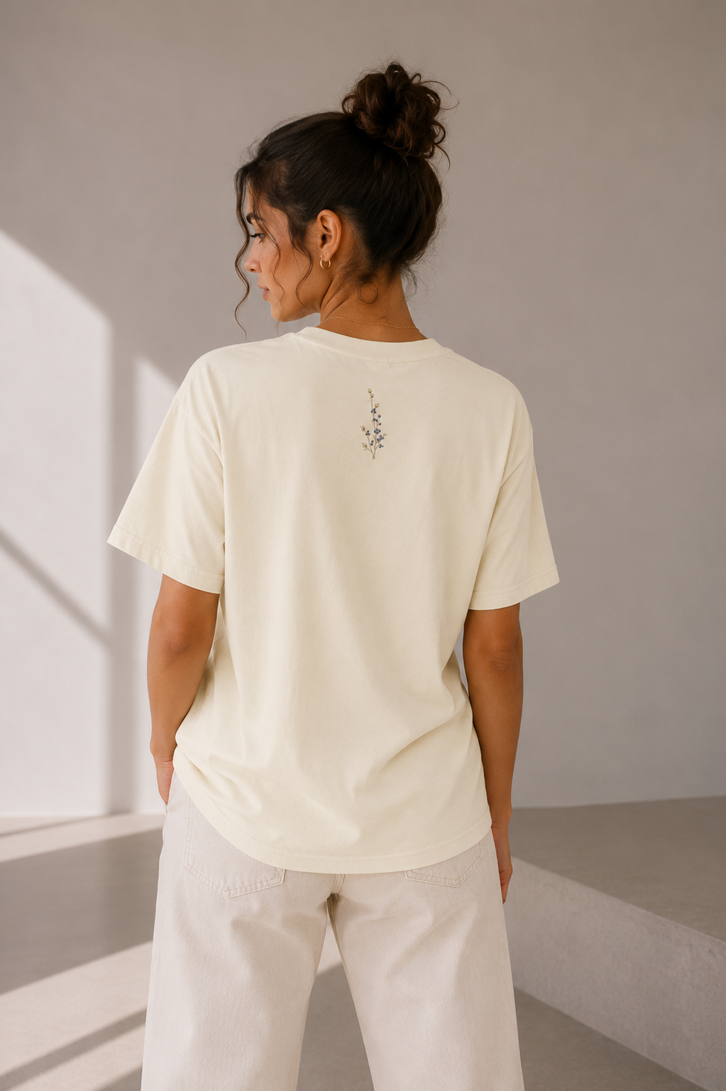 LOŽAK Wildflower Back Print Tee