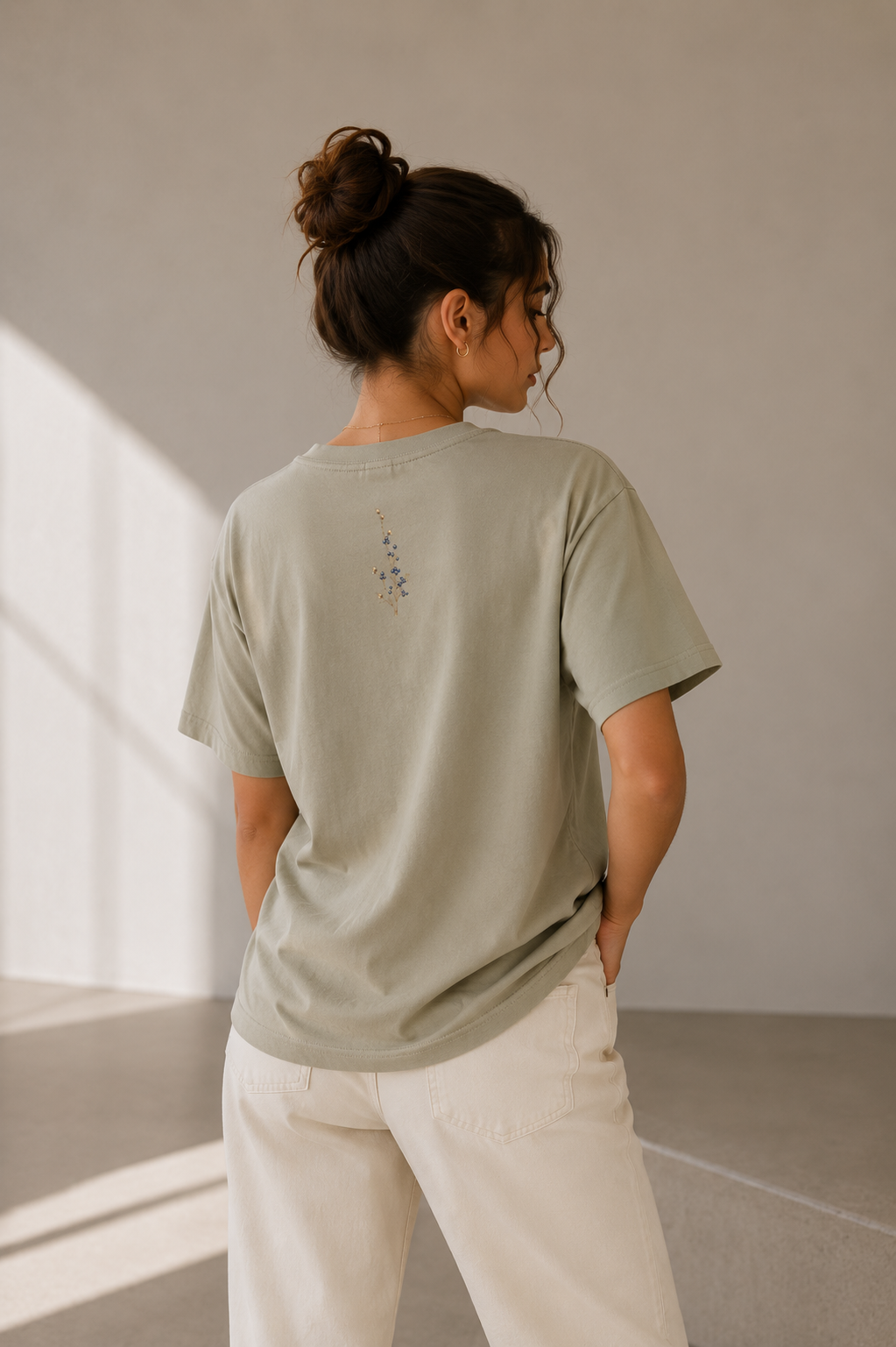LOŽAK Wildflower Back Print Tee