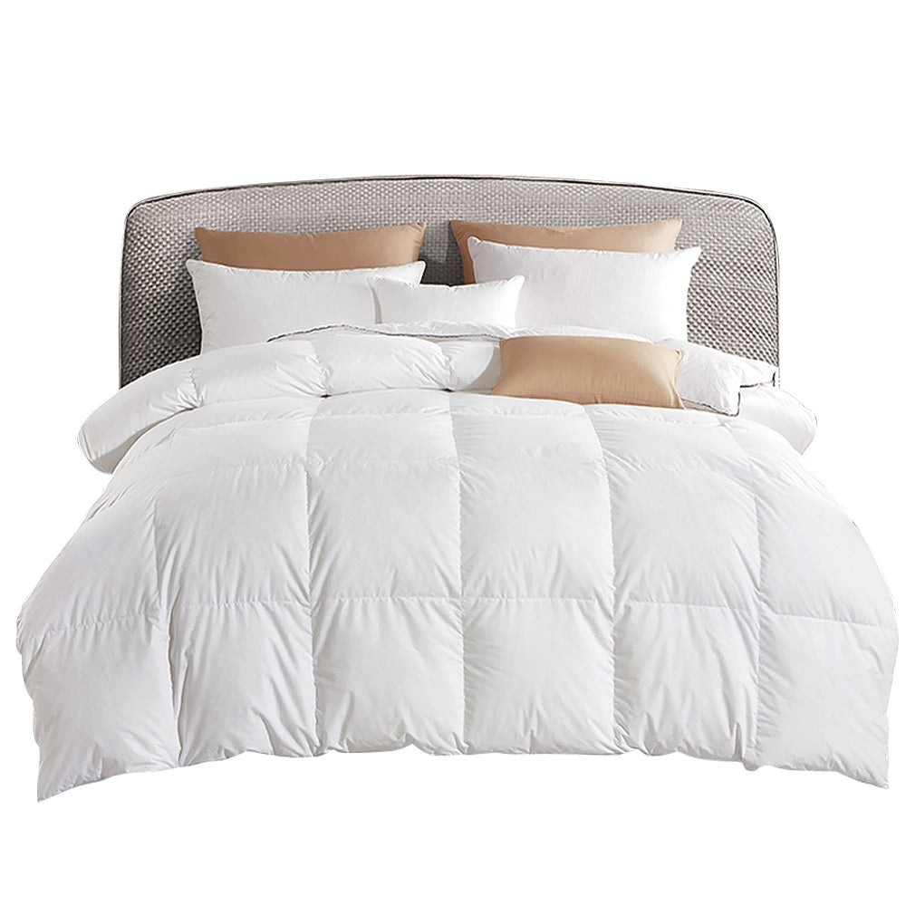 NNEDSZ Bedding 700GSM Goose Down Feather Quilt Double