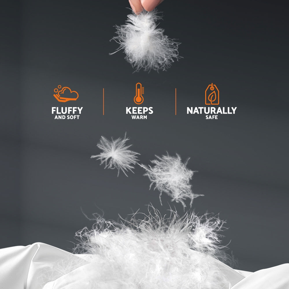 NNEDSZ Bedding King Size Goose Down Quilt