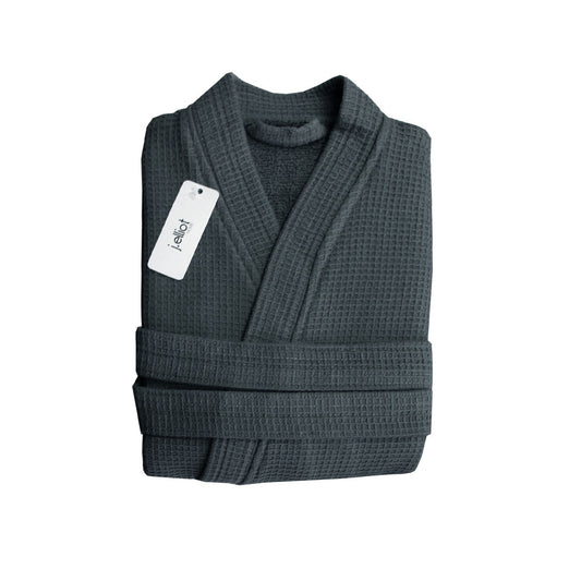 Medvilninis vaflinis chalatas Camila Coal