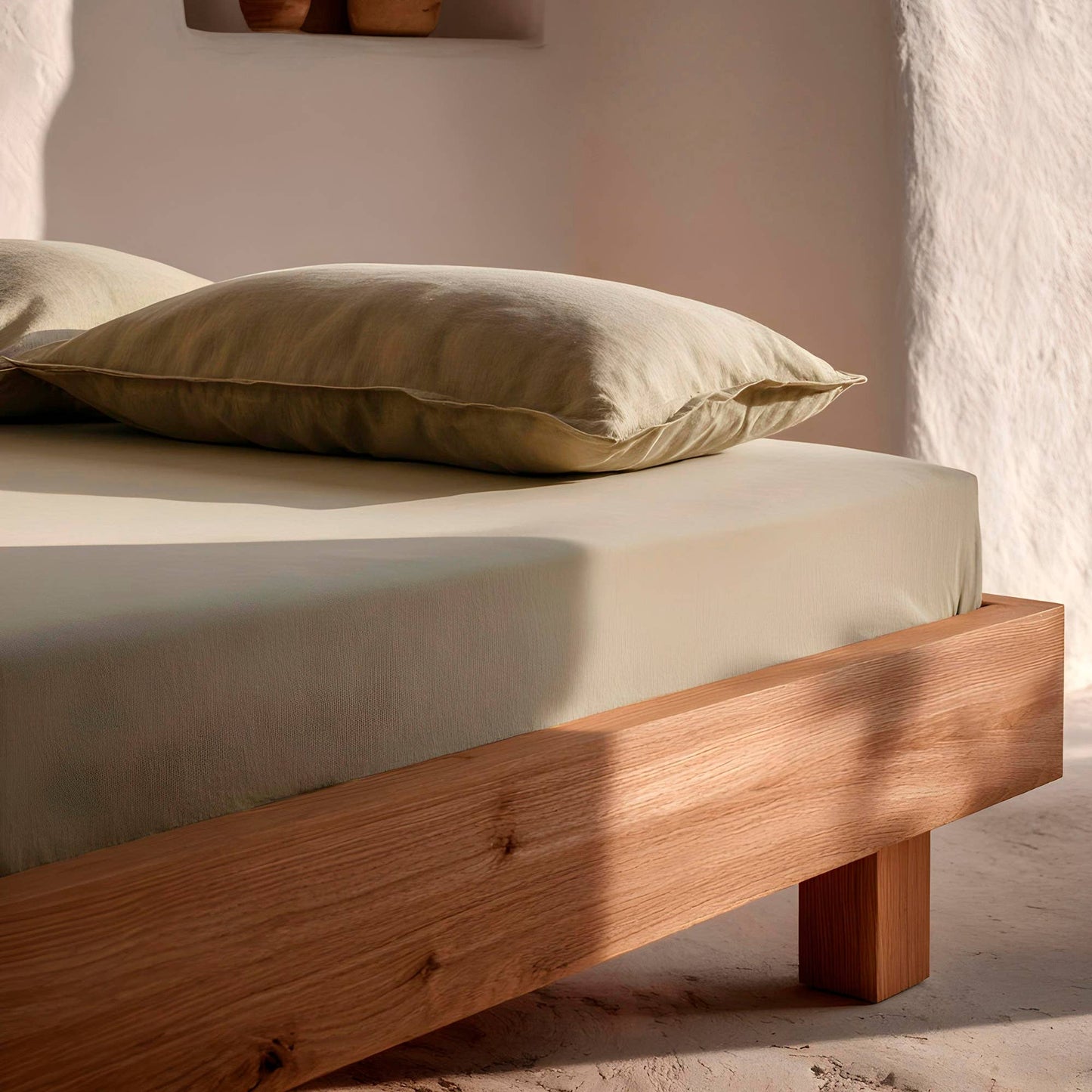 Fitted sheet 100% soft cotton - 144 thread count