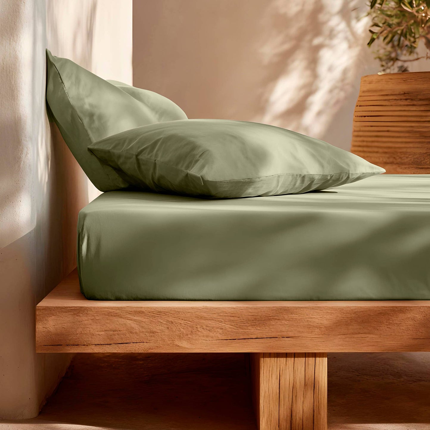 Fitted sheet 100% soft cotton - 144 thread count