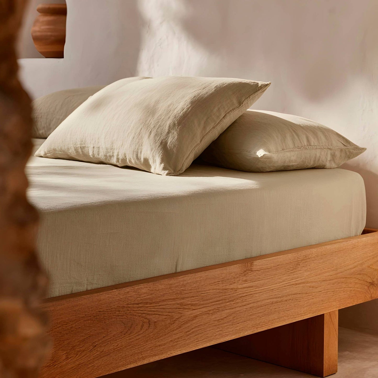 Fitted sheet 100% soft cotton - 144 thread count