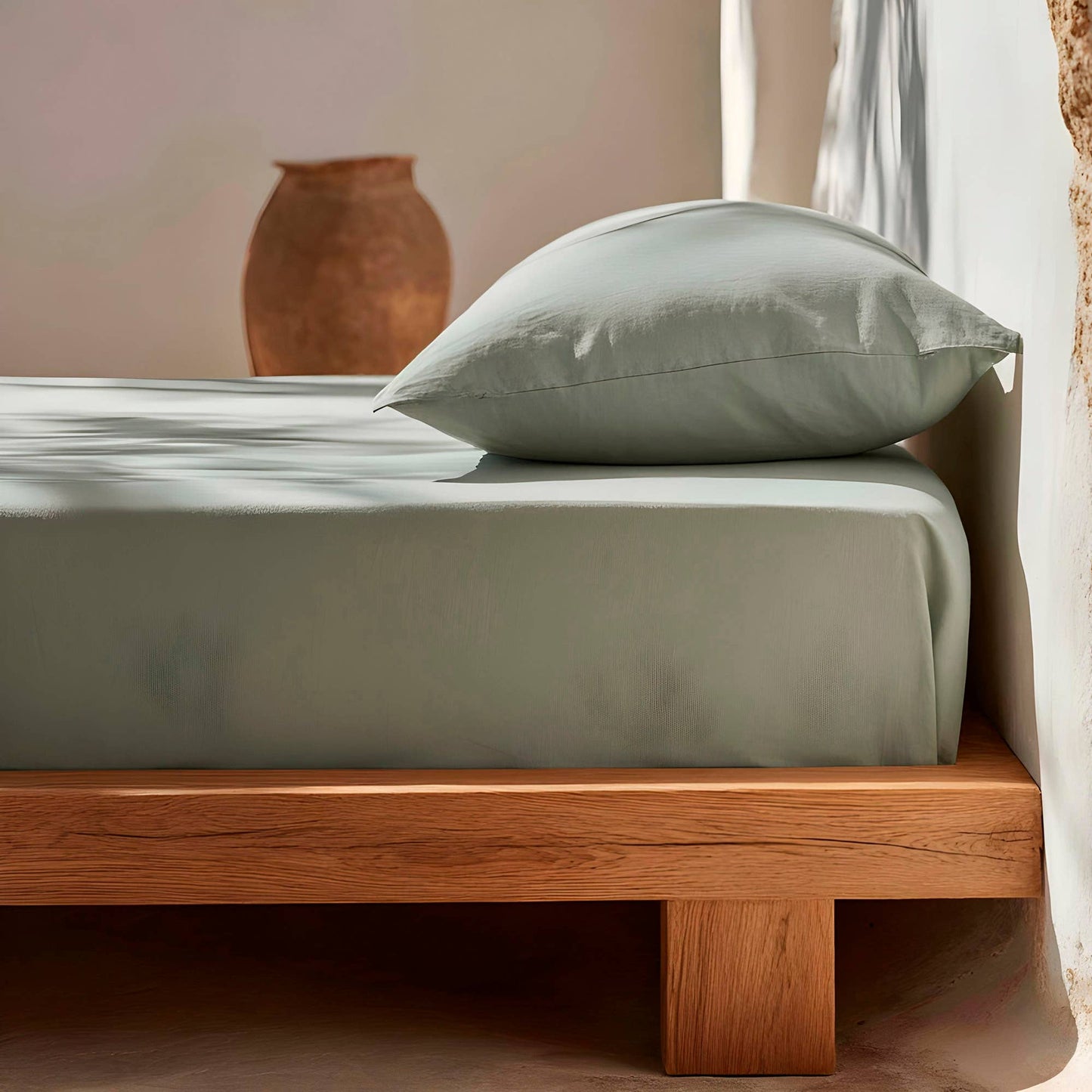 Fitted sheet 100% soft cotton - 144 thread count