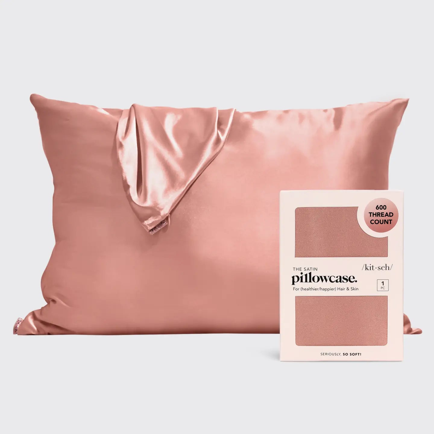 Satin Pillowcase — Set of 2 Standard / Queen (66×48 cm)