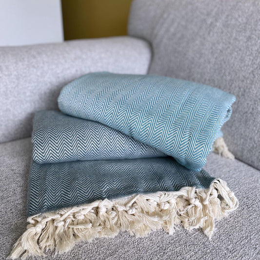 Herringbone Throw Blanket-0