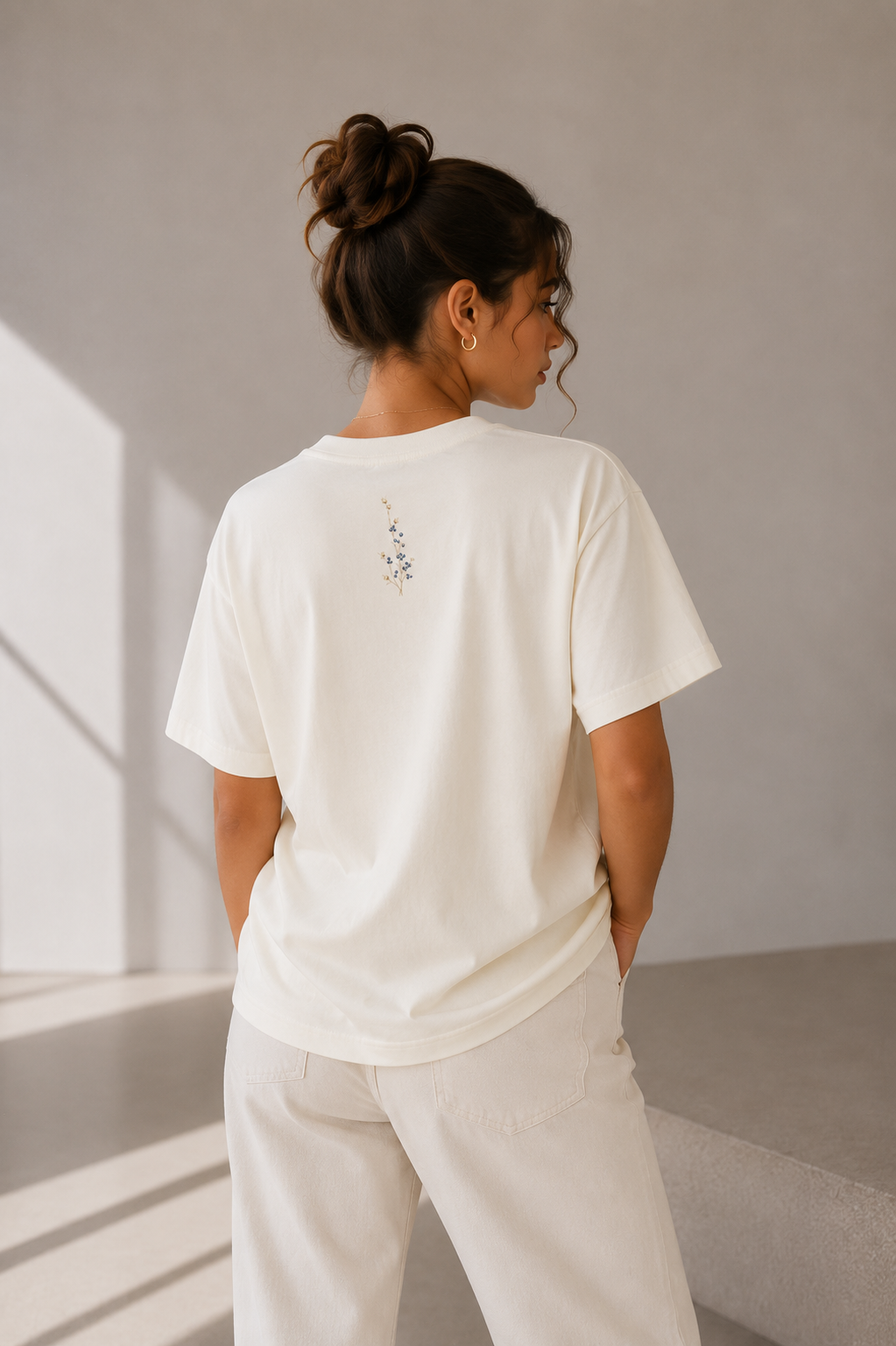 LOŽAK Wildflower Back Print Tee
