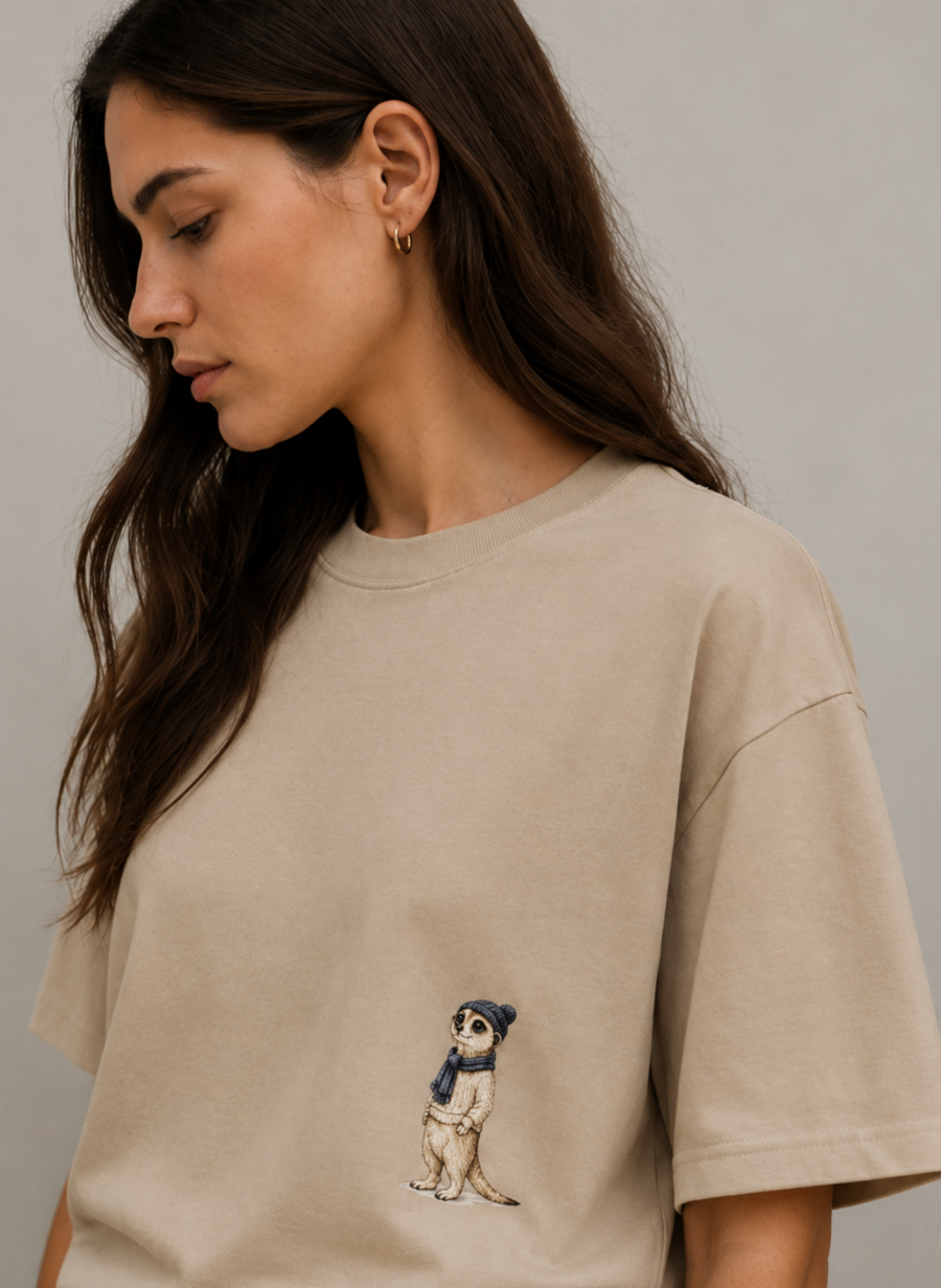 LOŽAK Archive Collection No.01 | Winter Meerkat Organic Tee