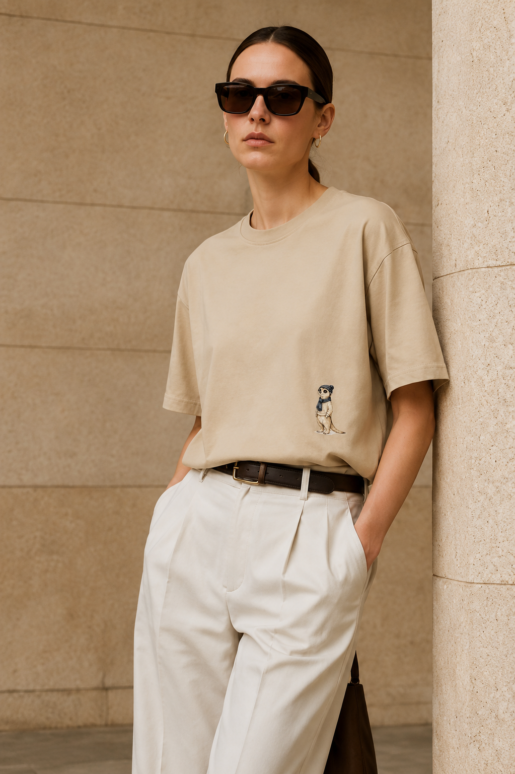 LOŽAK Archive Collection No.01 | Winter Meerkat Organic Tee