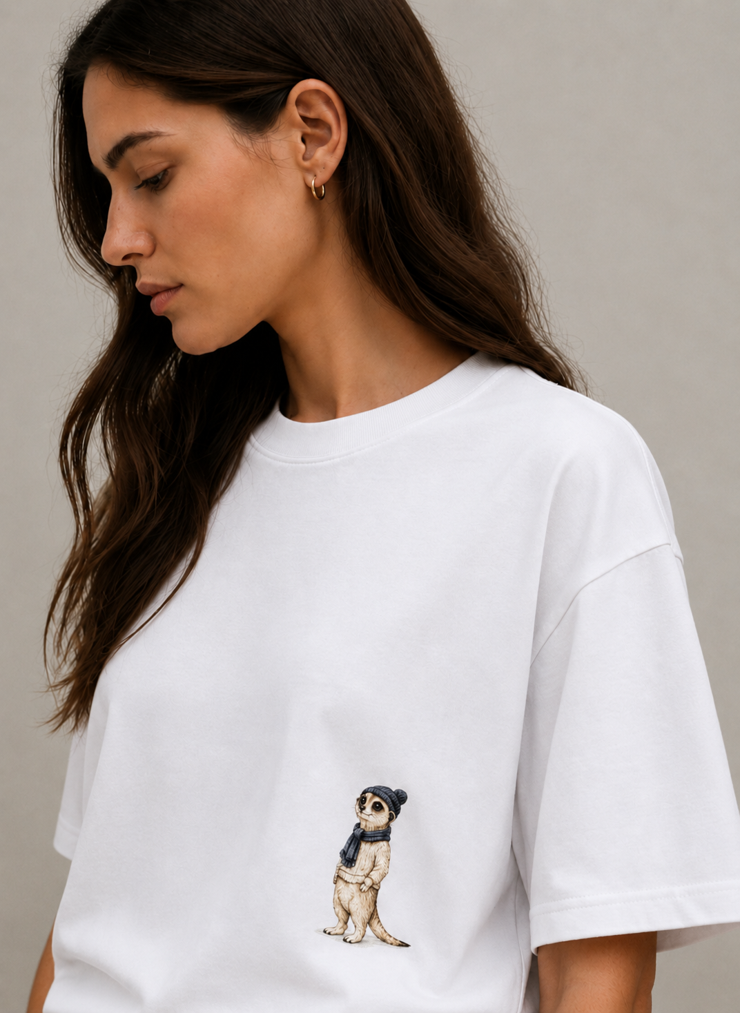 LOŽAK Archive Collection No.01 | Winter Meerkat Organic Tee